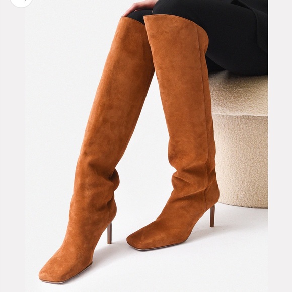NWB - Dear Frances Elia Boot Tan Suede - EU 38 (fits like 39) - Picture 3 of 7